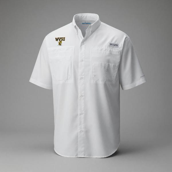 Shirt - Columbia White Button Up; $64.99