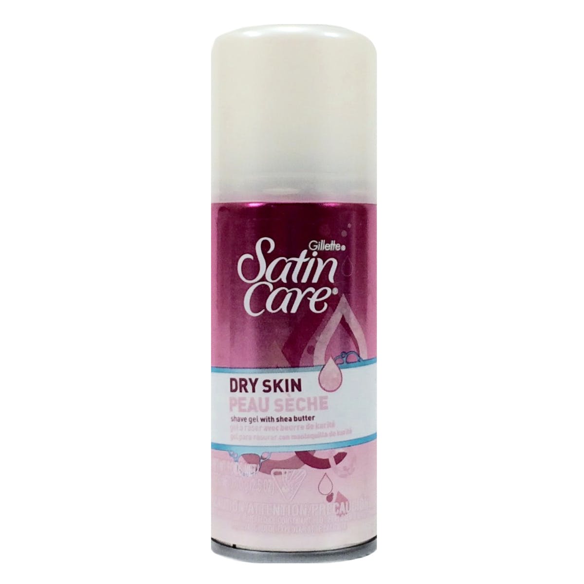 image of: Gillette Satin Care Shave Gel w/ Aloe Vera