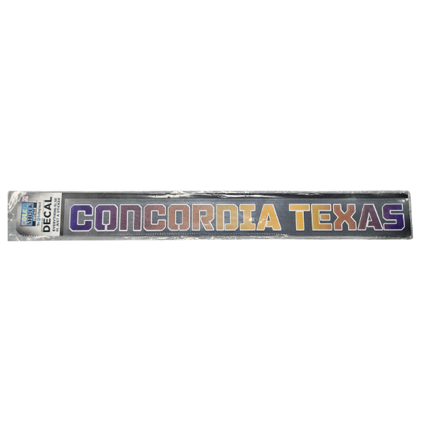 Concordia Texas Outside Strip Decal; $8.99