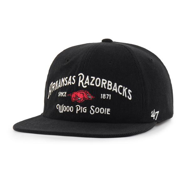 Arkansas Razorbacks '47 Black Whitlock Captain Hat; $40.00