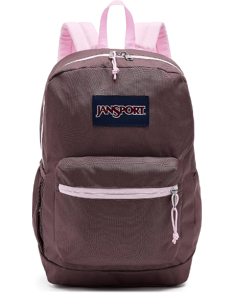 BACKPACK Cross Town Plus Color Blocked Mahogany H; $49.99