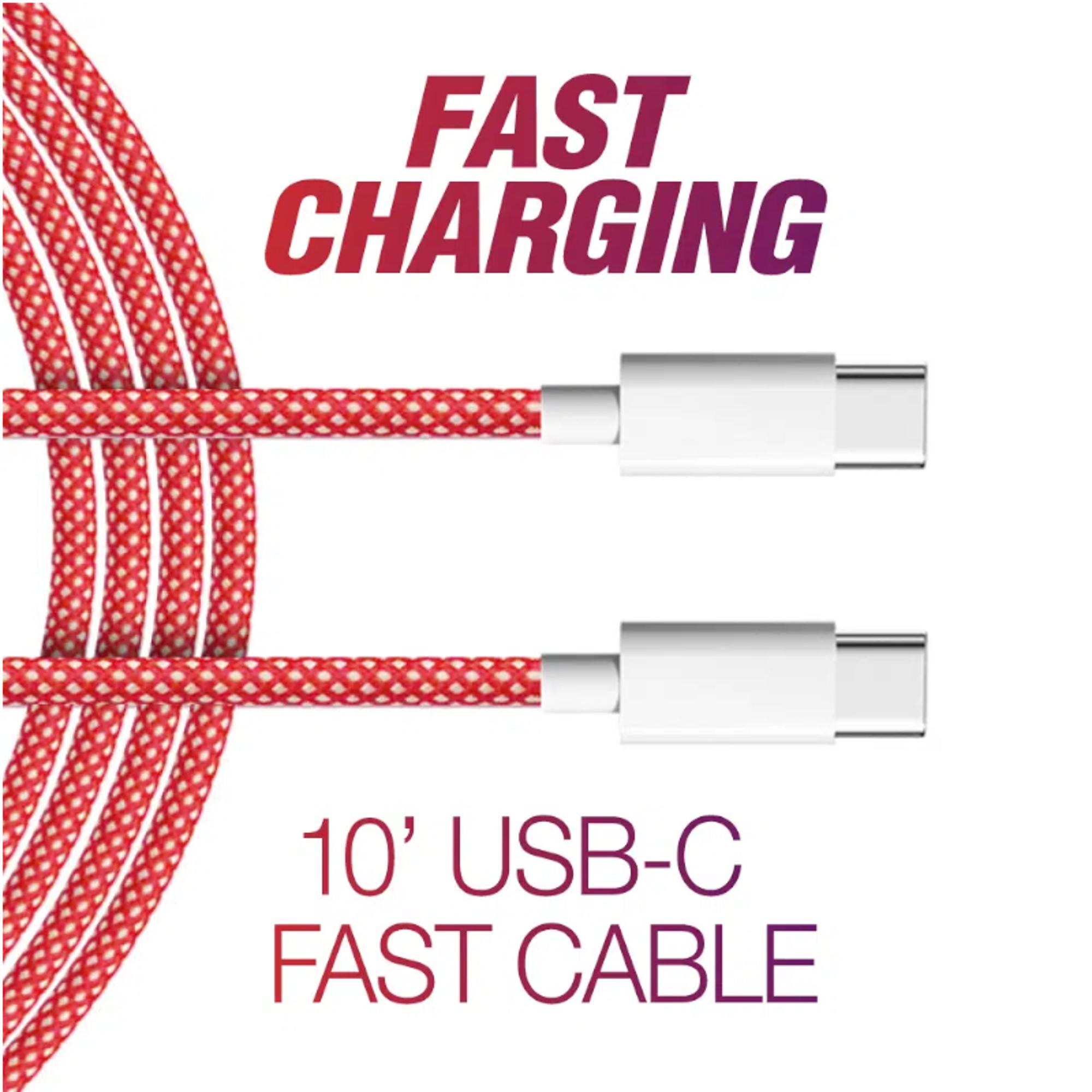Product image 1 of 1 for Cable 10' USB-C To USB-C Fast