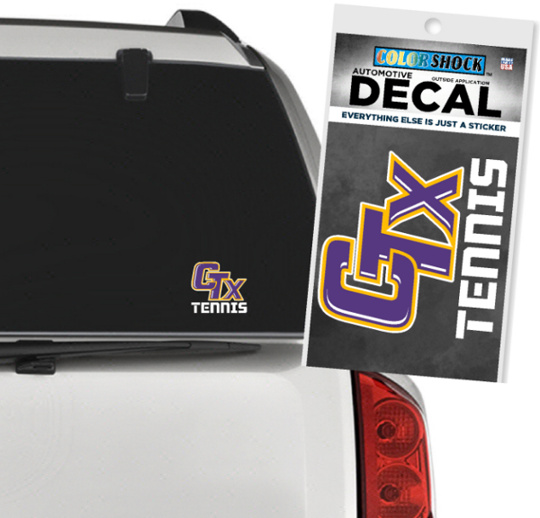 CTX Tennis Decal; $6.99