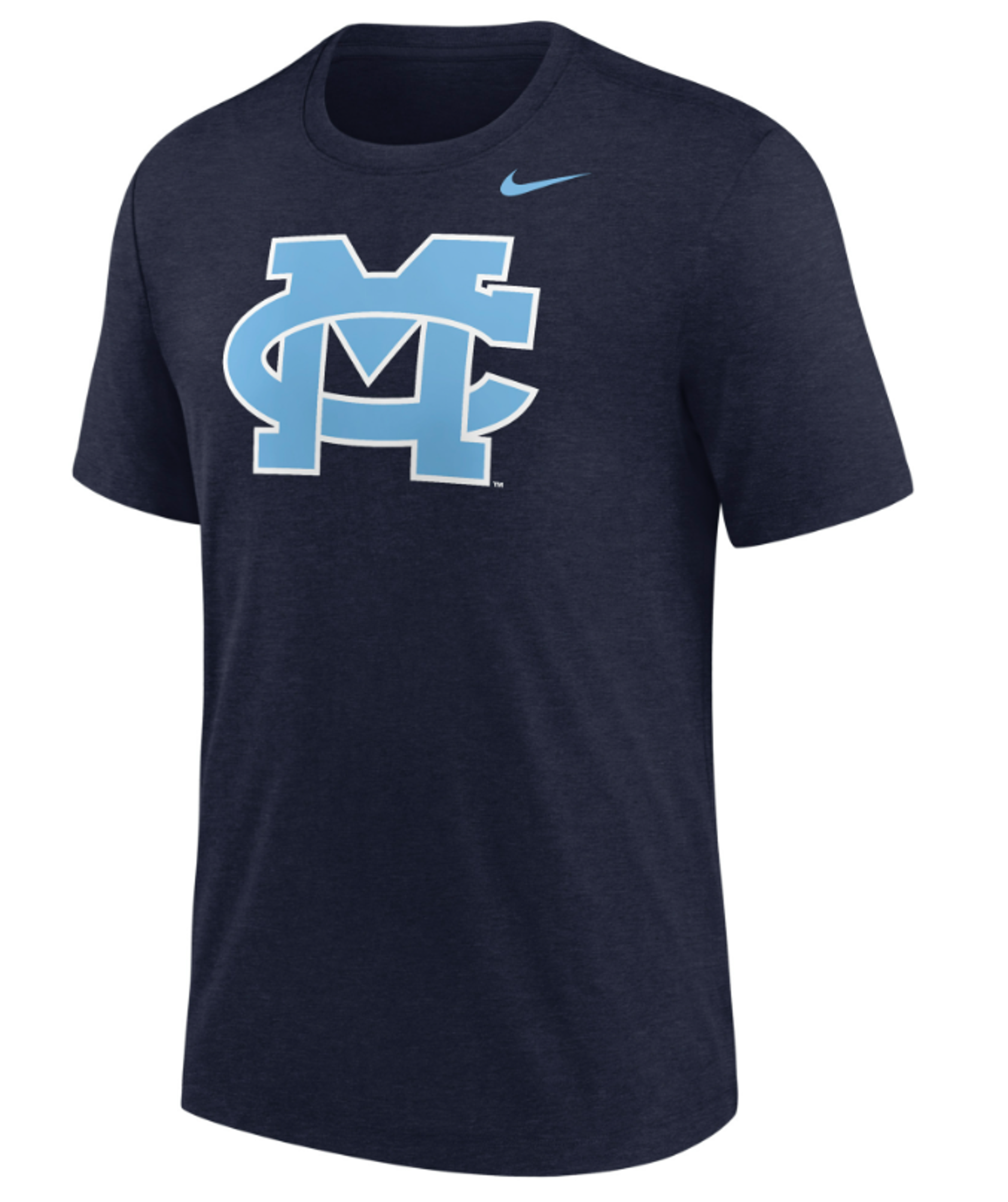 Product image 5 of 5 for MC NIKE SS TRIBLEND TEE NAVY HTH