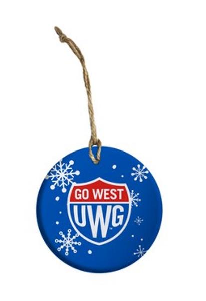 FLAT ROUND ORNAMENT; $14.99