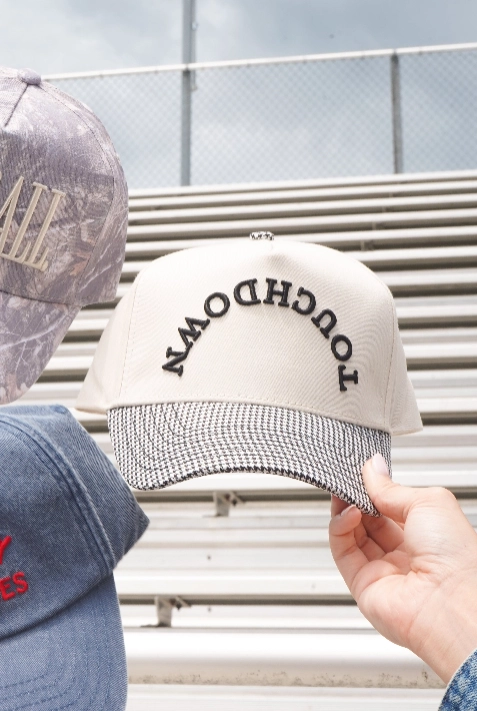 Product image 3 of 3 for Houndstooth Touchdown Hat - Black/White