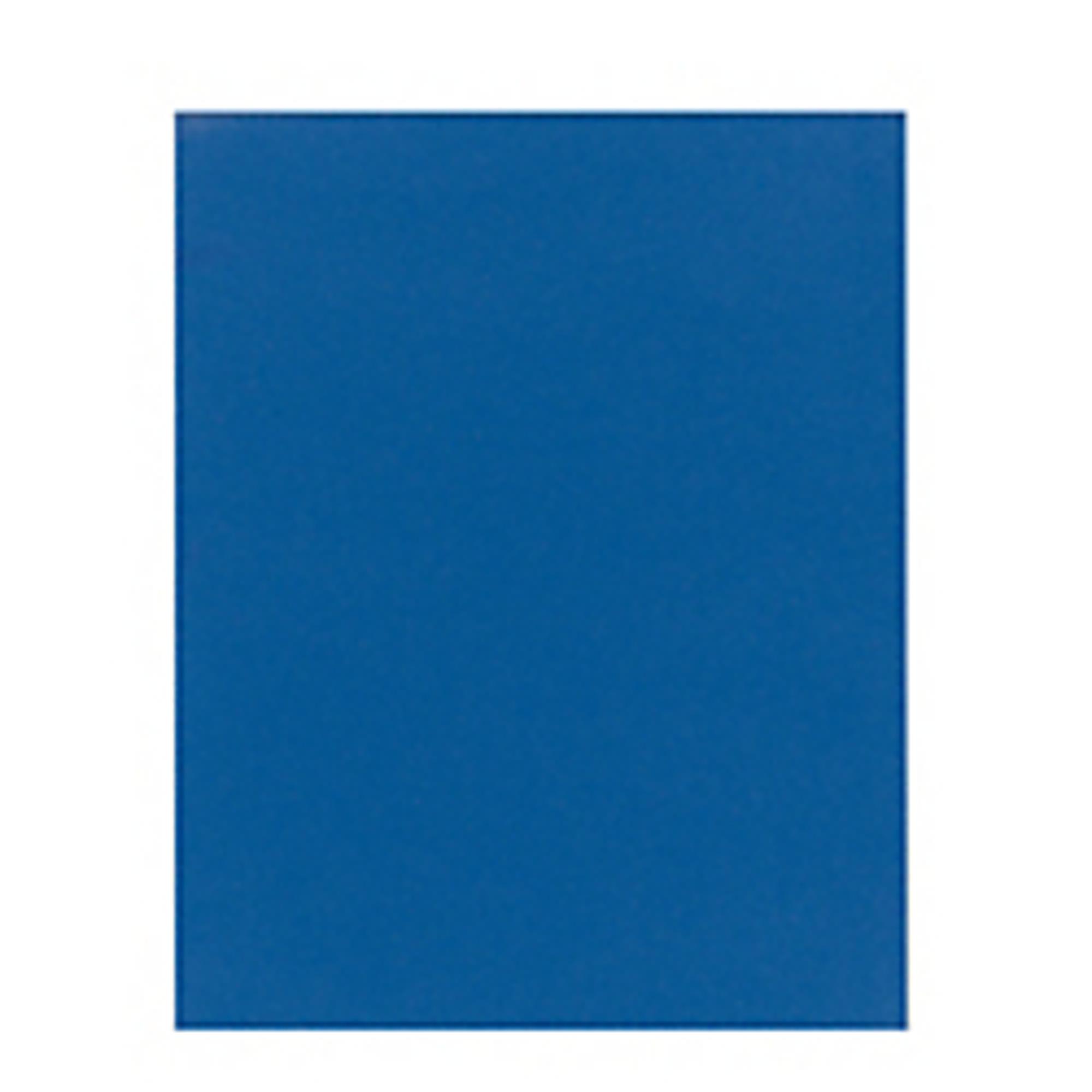 image of: Office Depot® Brand 2-Pocket Paper Folder, Letter Size, Blue