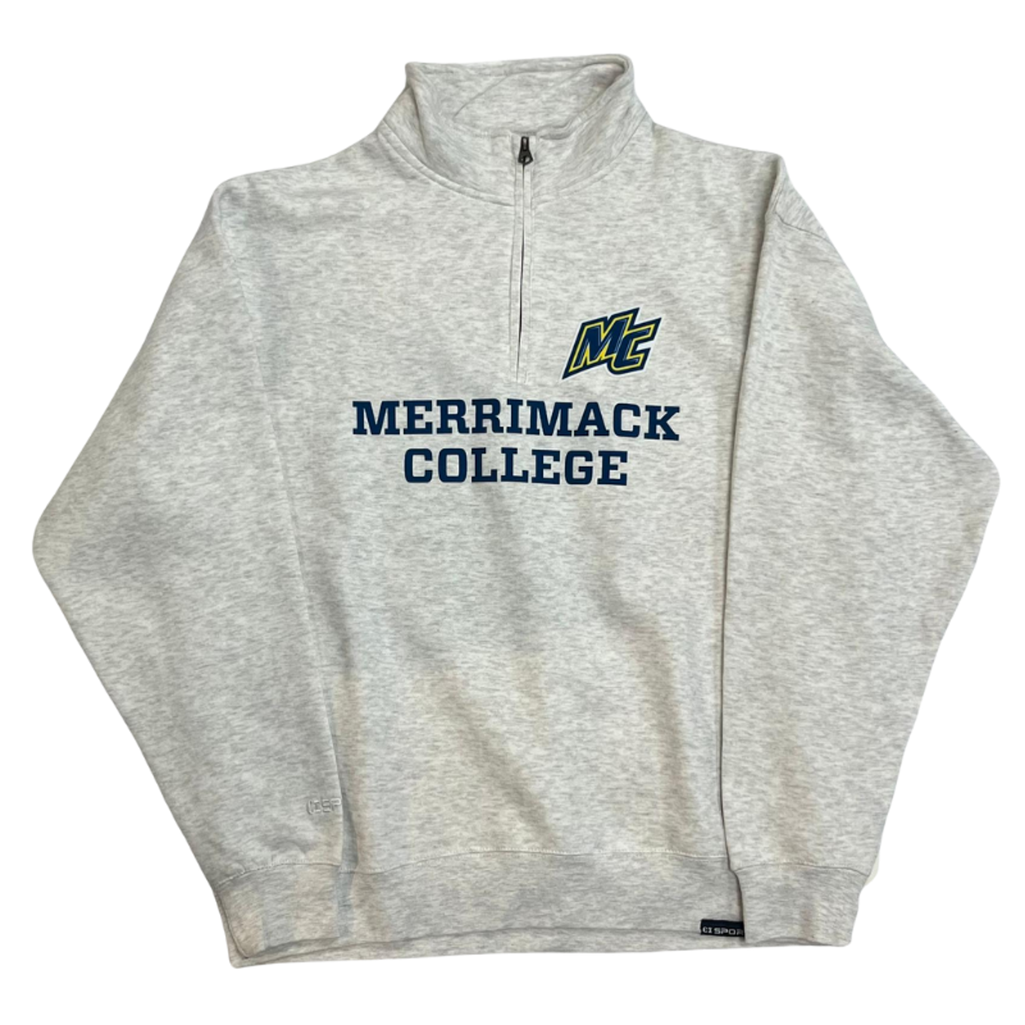 image of: Merrimack College MC 1/4 Zip Felt Applique