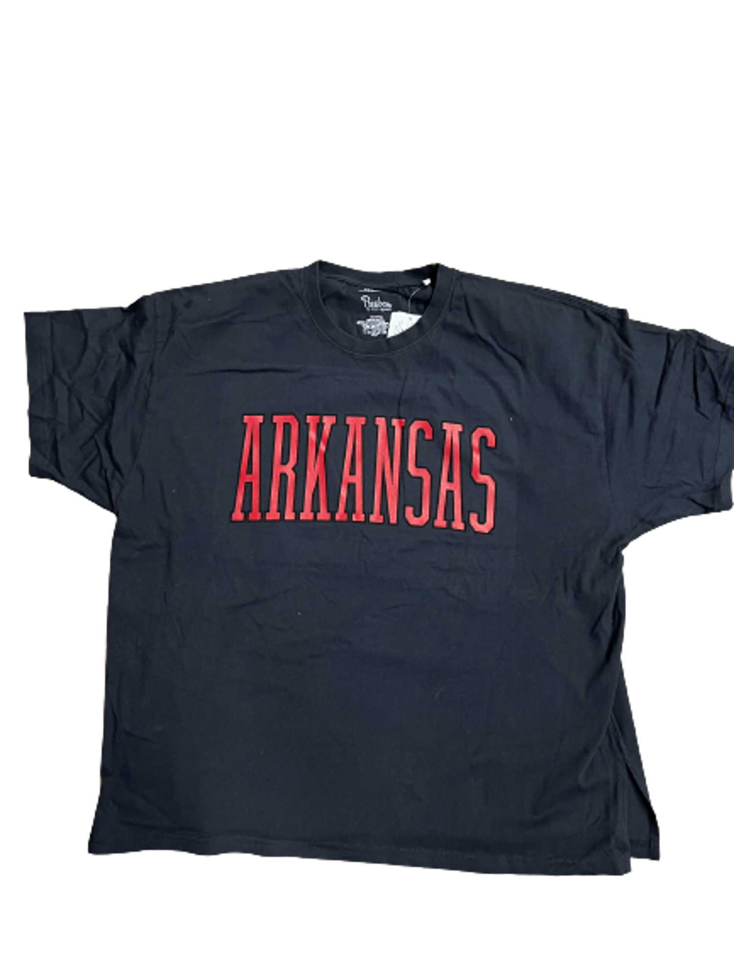 image of: Arkansas "Southlawn Rock" Short Sleeve Oversized Tee - Black