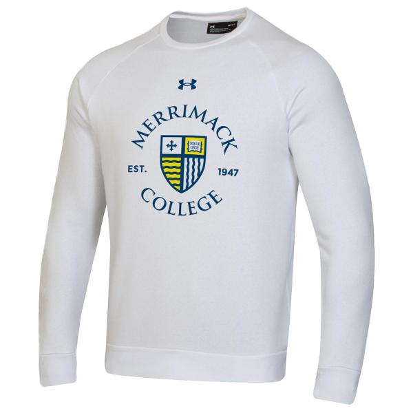 Merrimack Circle Shield All Day Fleece Crew; $59.99