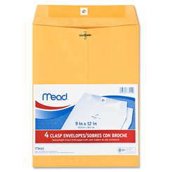 image of: Mead Clasp Envelopes 9x12 4pk