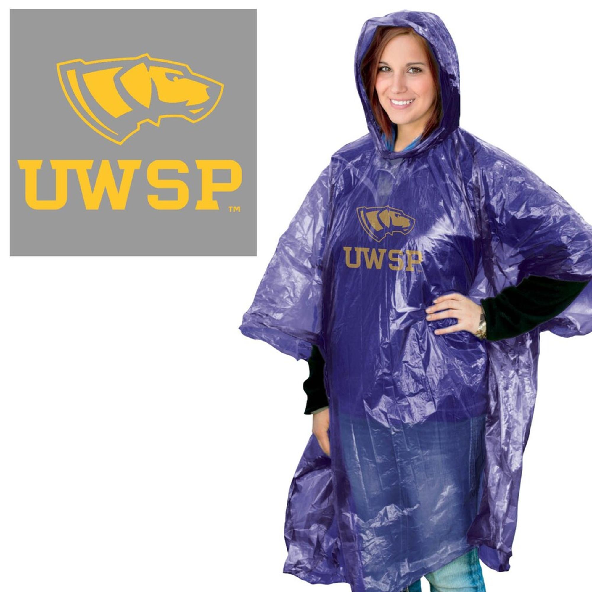 Product image 1 of 1 for University of Wisconsin Stevens Point Athletic Mark Emb Poncho