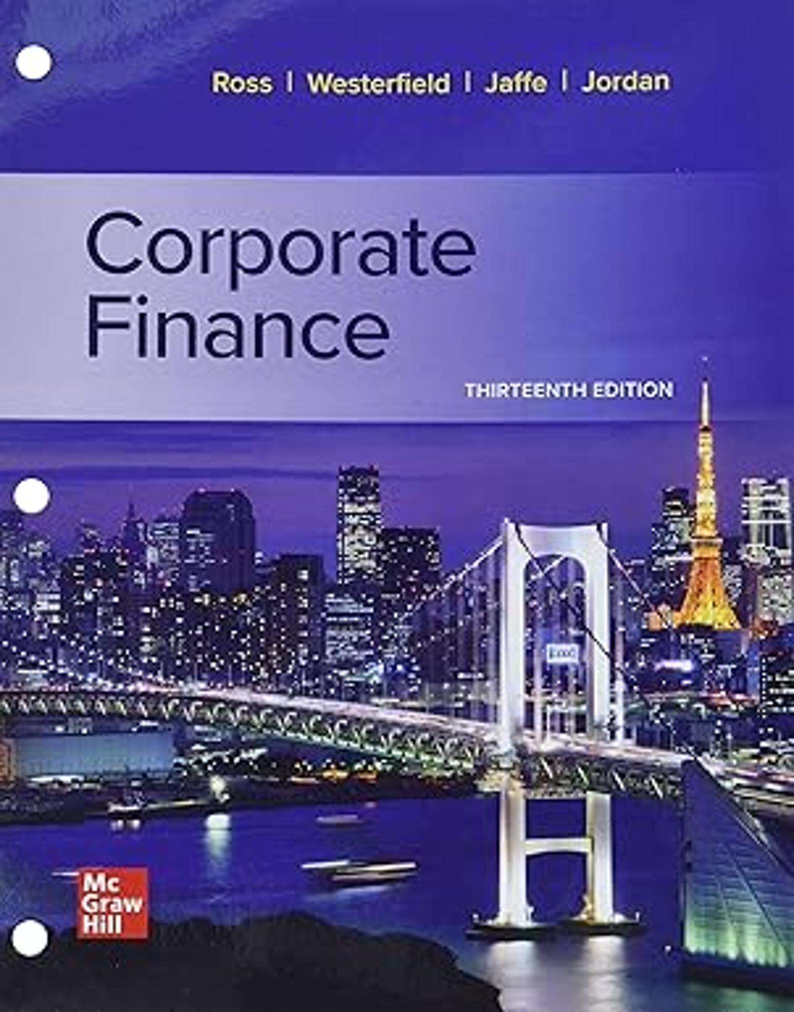 Cover image for CORPORATE FINANCE (LL)