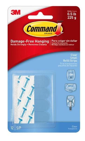 Command Clear Refill Strips; $3.95