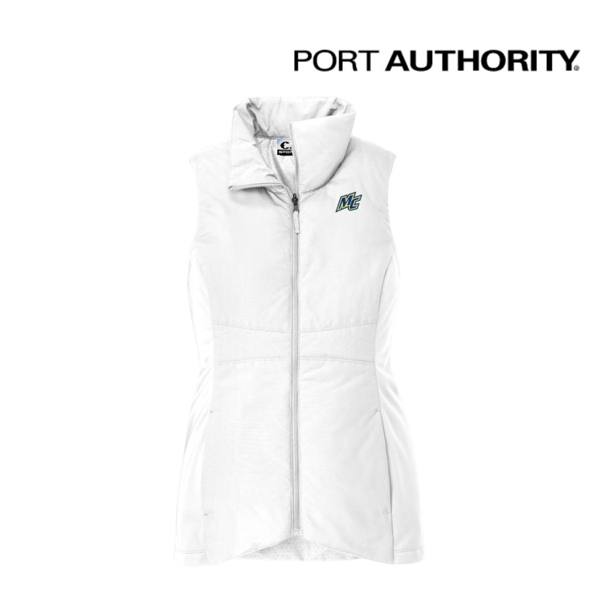 image of: MC Women's White Insulated Vest