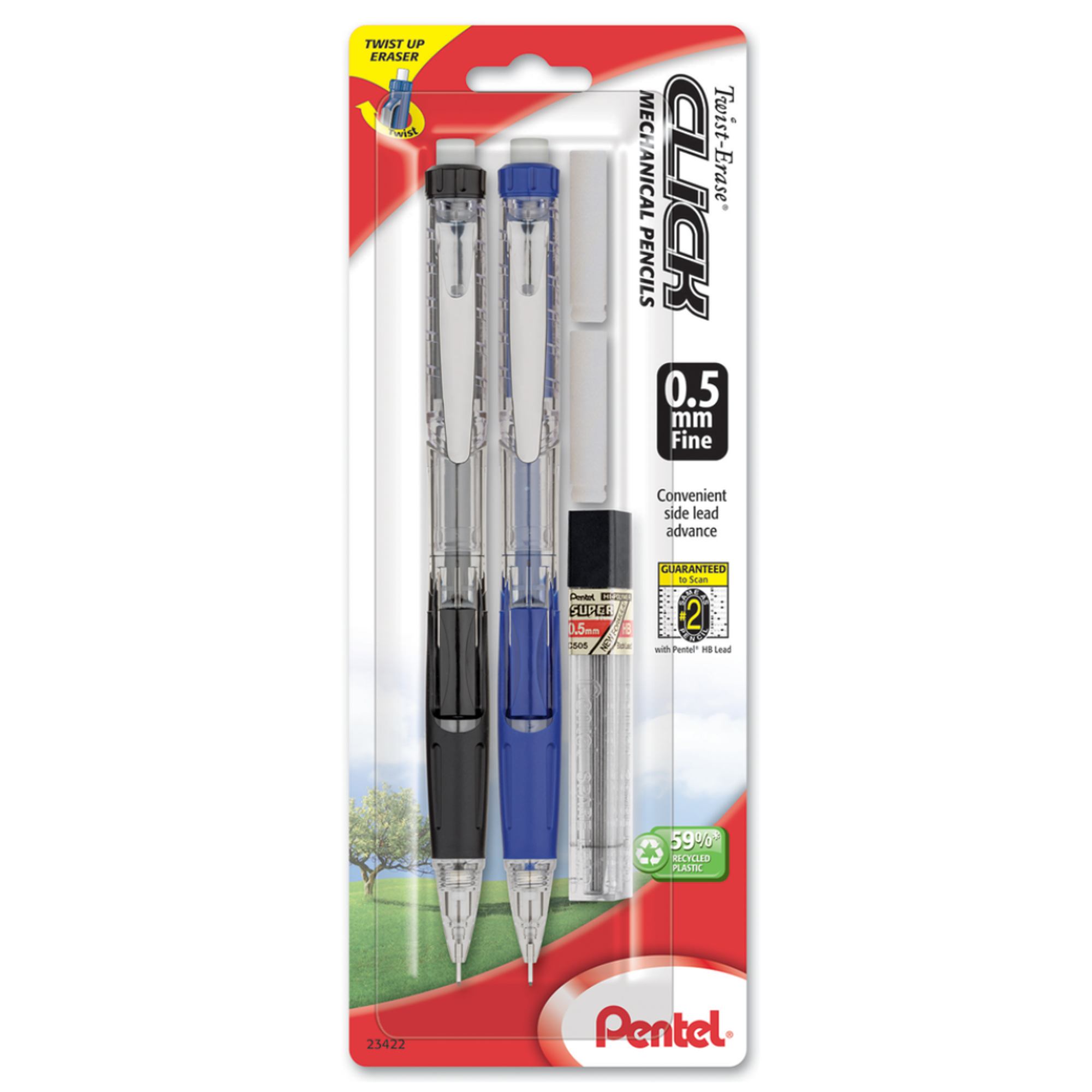 Product image 1 of 1 for Pencil-Twist Erase-.5MM Pentel