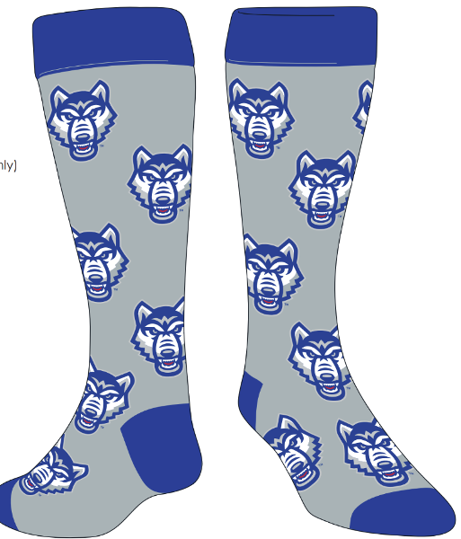 TCK ALL OVER DRESS SOCKS; $16.99