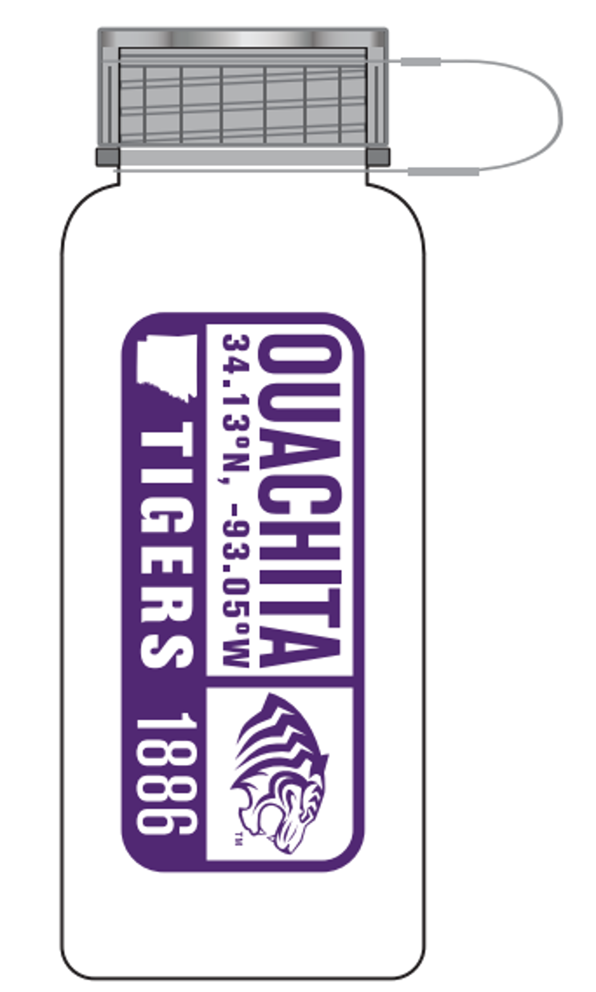 image of: Ouachita Tigers H2GO Canter Sport Bottle
