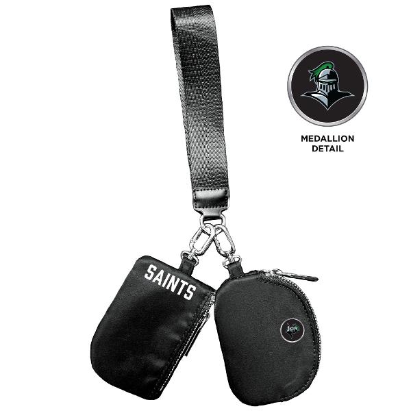 Louie Oversized Key Strap with Dual Coin Purses; $25.99