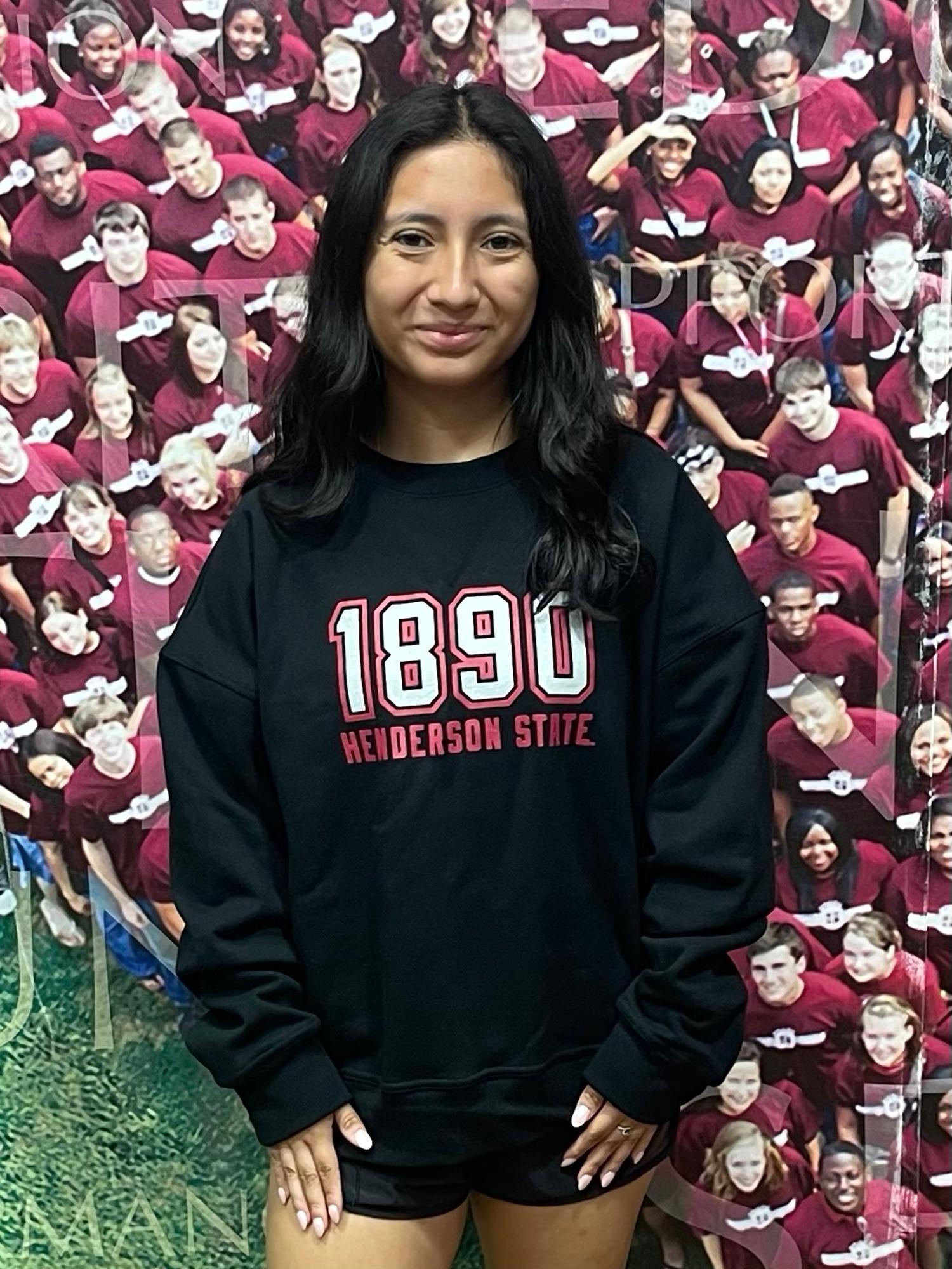 Product image 5 of 6 for Henderson State Glitter Champion Women's Powerblend Fleece Crew