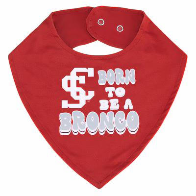 image of: Santa Clara University Infant Bib, Red