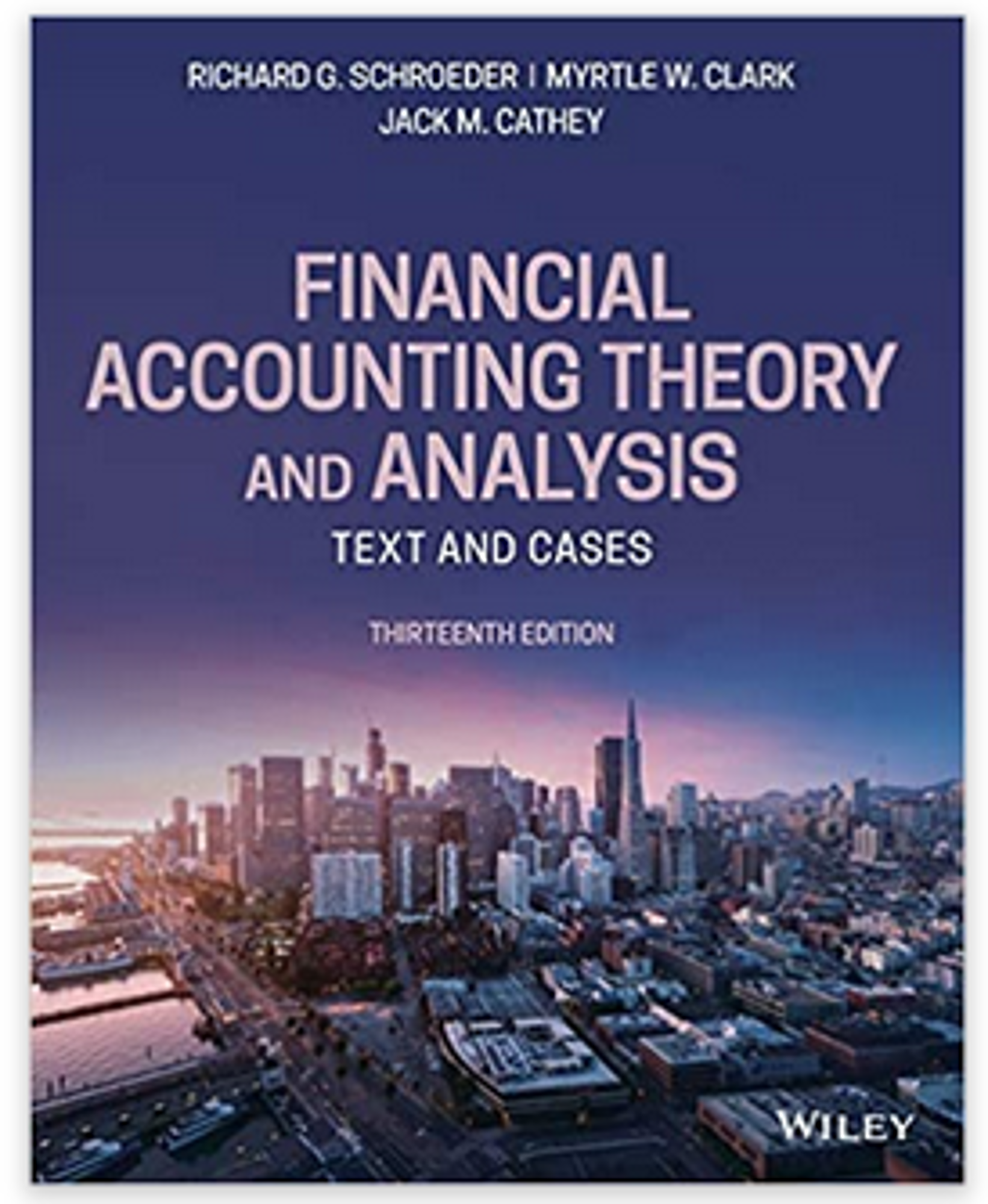 Cover image for FINANCIAL ACCT.THEORY+ANALYSIS