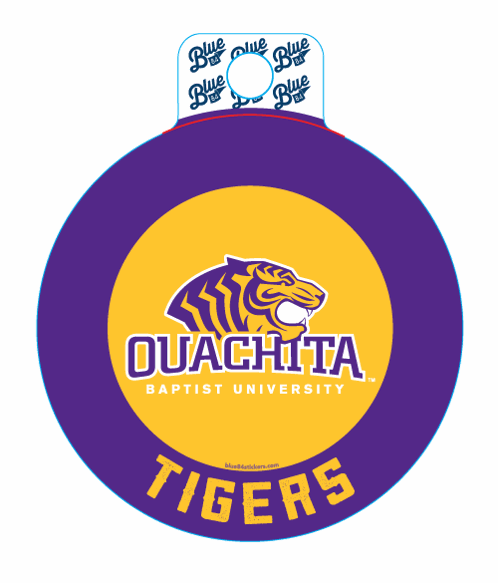 image of: Ouachita Baptist University Tigers Commonplace Sticker