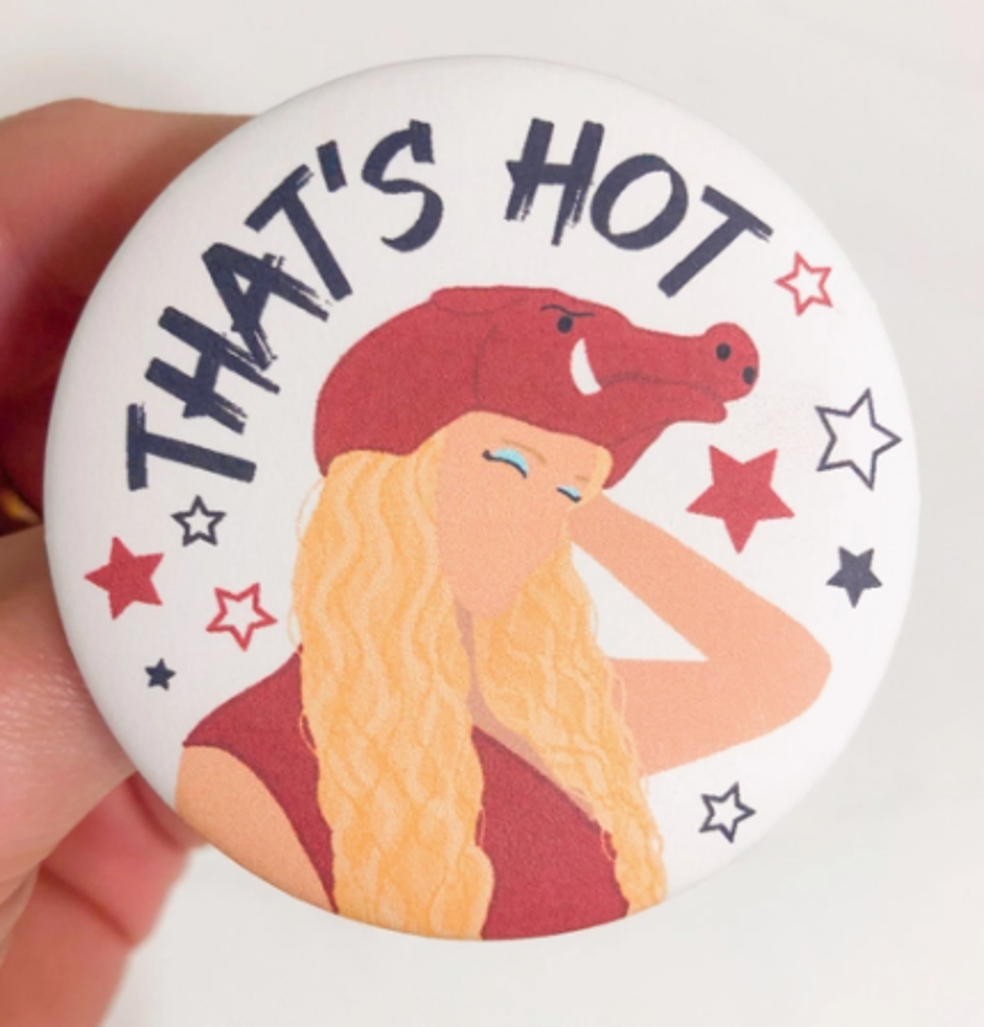 image of: Arkansas Razorbacks Gameday Buttons 2.25"