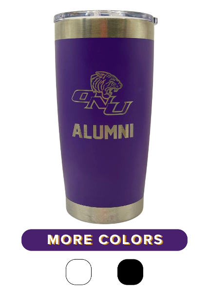 Olivet Nazarene University 20oz Alumni Powder Coated Tumbler; $34.99