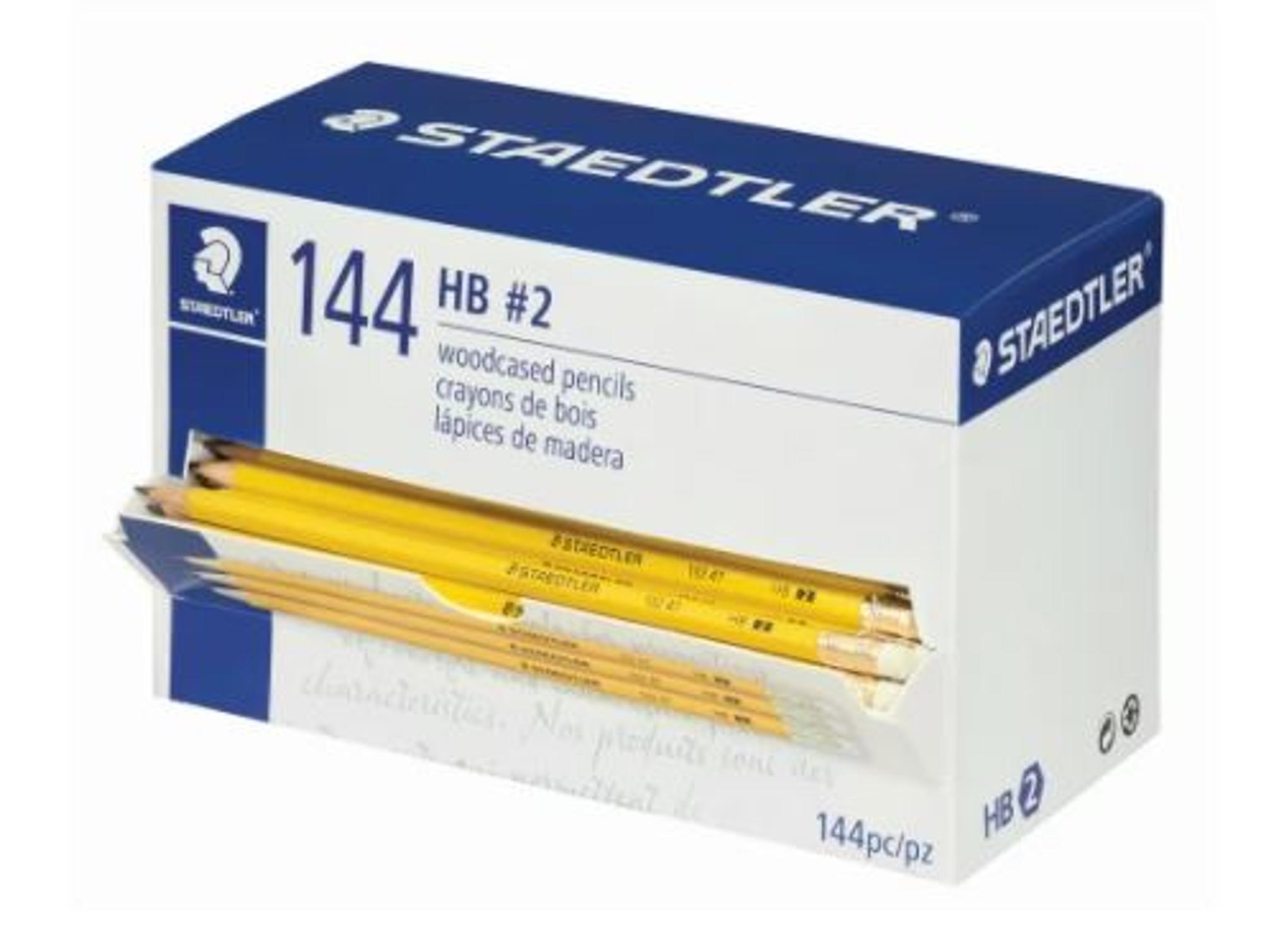 image of: Yellow No 2 HB Pre-Sharpened Pencil