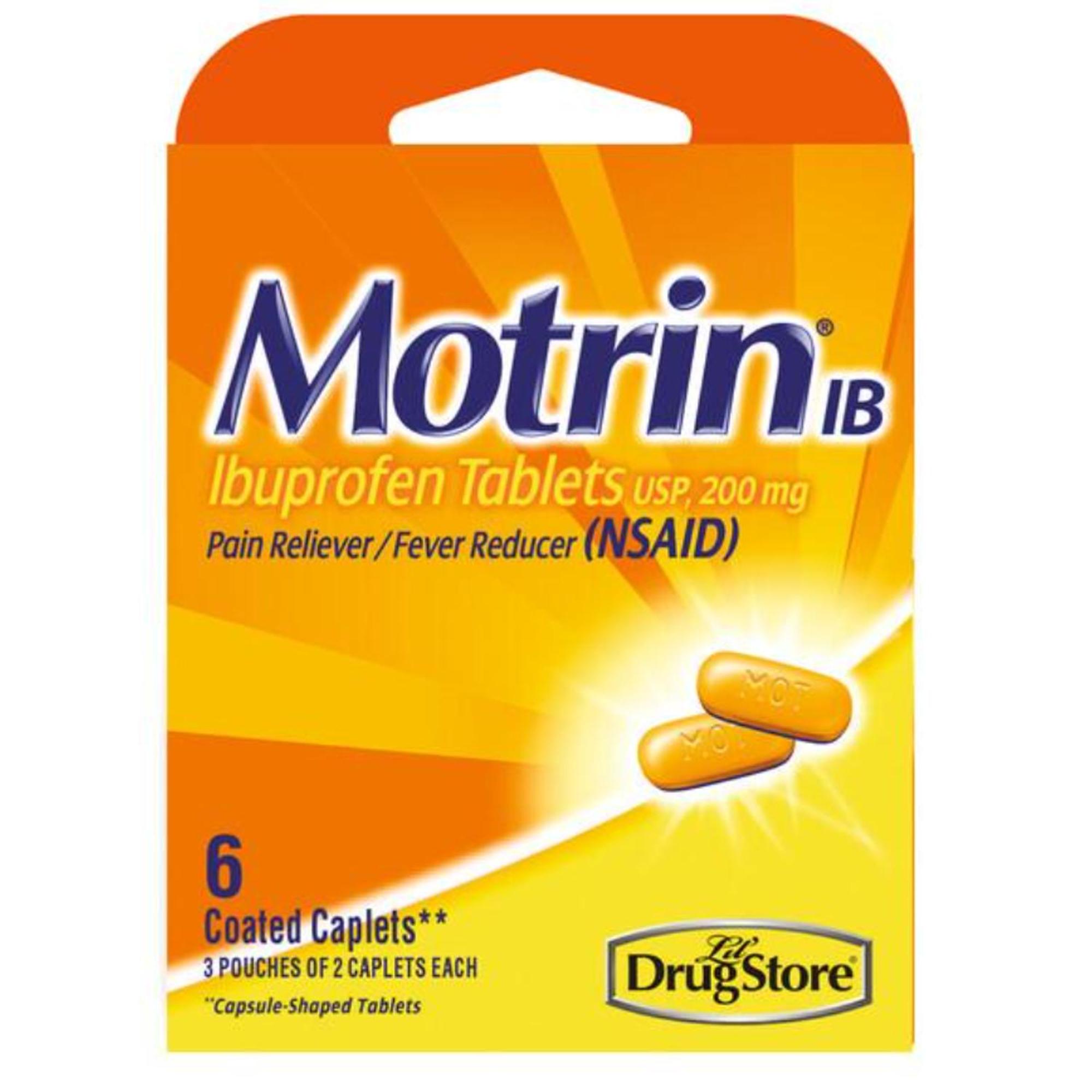 Product image 1 of 1 for Motrin Caplets 3 Dose