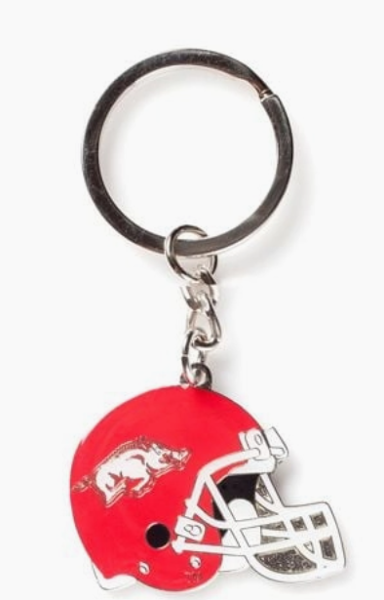 Arkansas Razorbacks NCAA College Helmet Keychain; $6.50