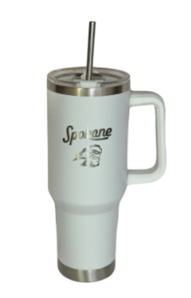 SFCC 40 OZ TUMBLER SASQUATCH WHITE; $39.99