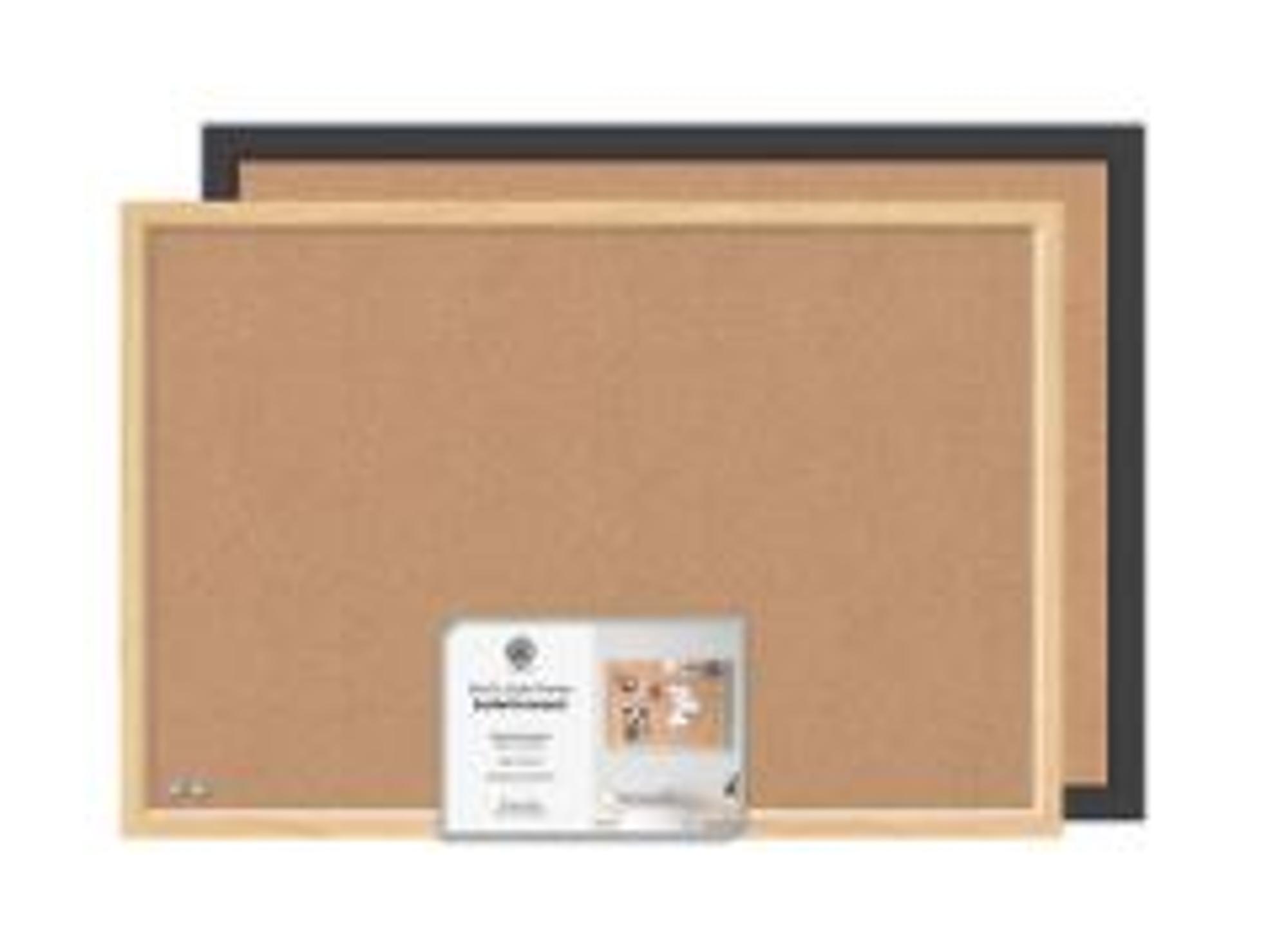 image of: Framed Cork Board 23" x 17"