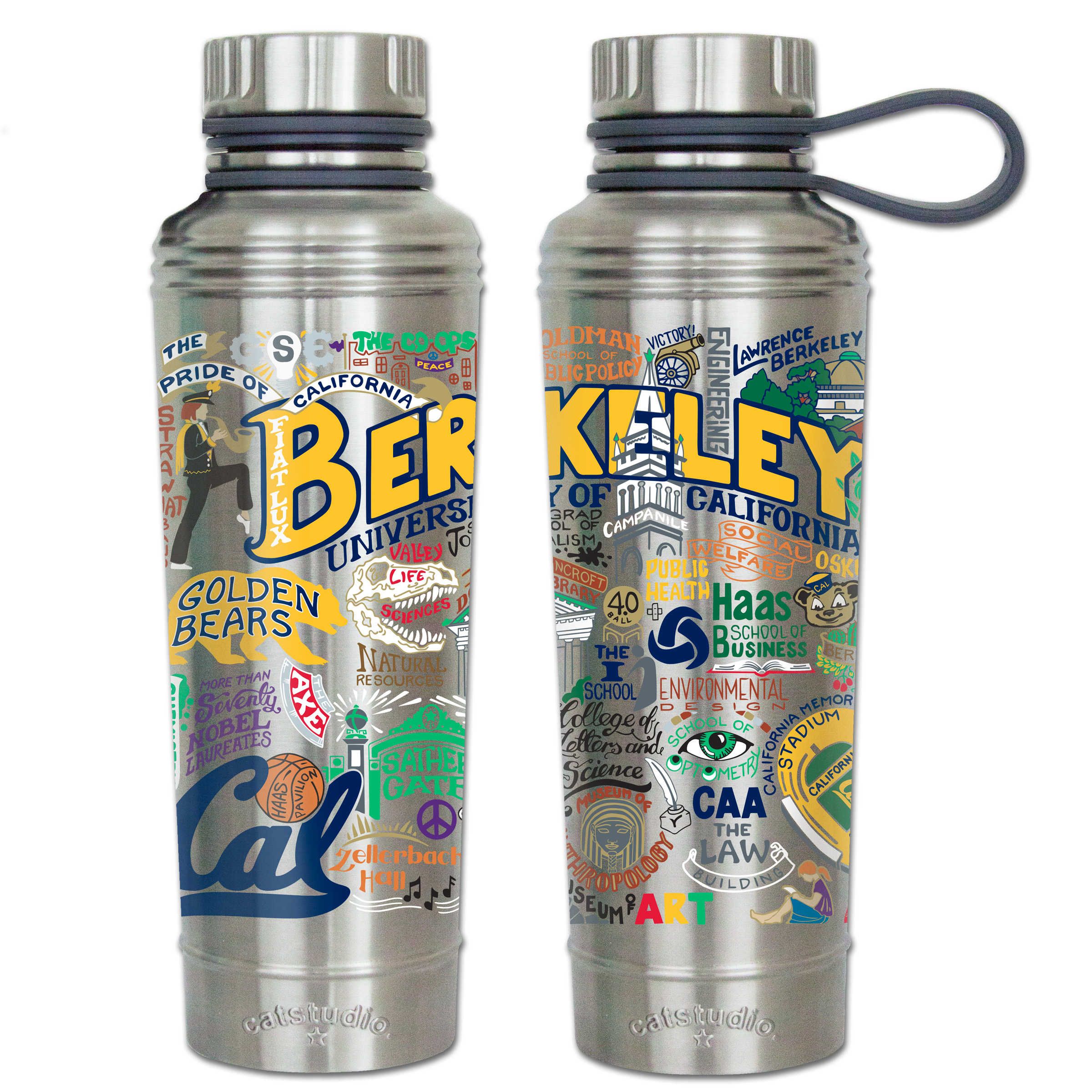 Product image 1 of 1 for Catstudio Stainless Steel Water Bottle UC Berkeley