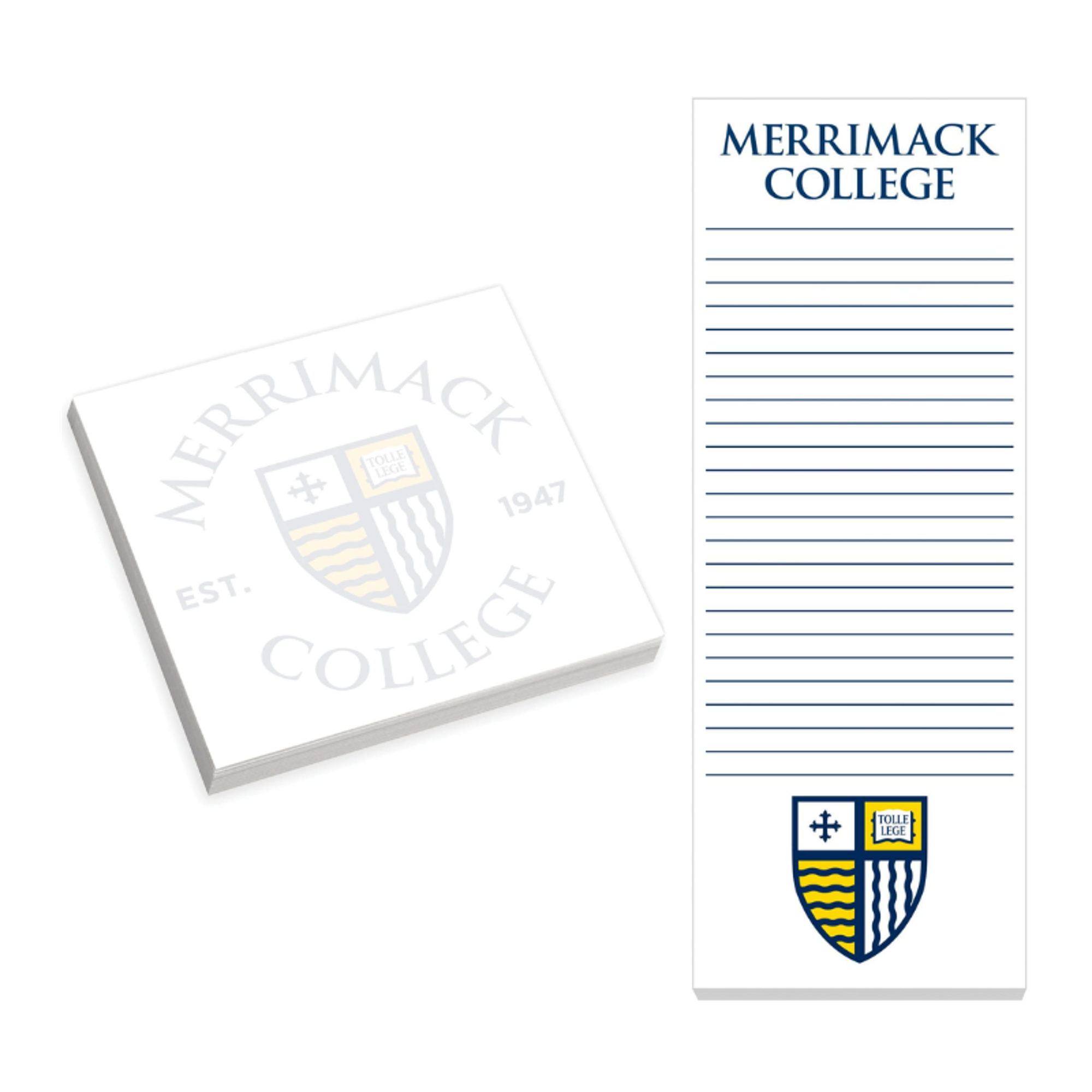 image of: Merrimack College Sticky Notes 3x8