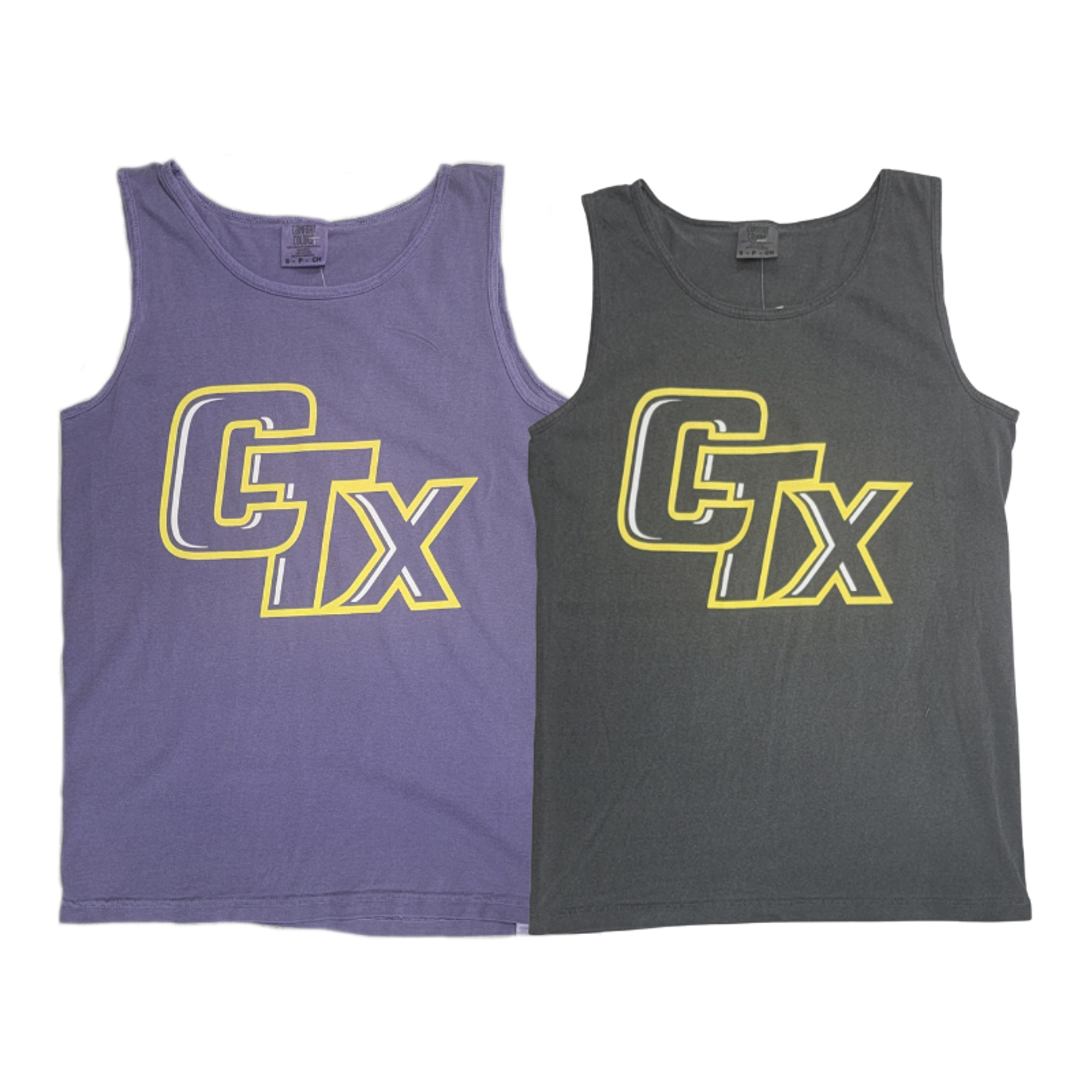 image of: CTX Comfort Colors Tank Top Grape and Grey