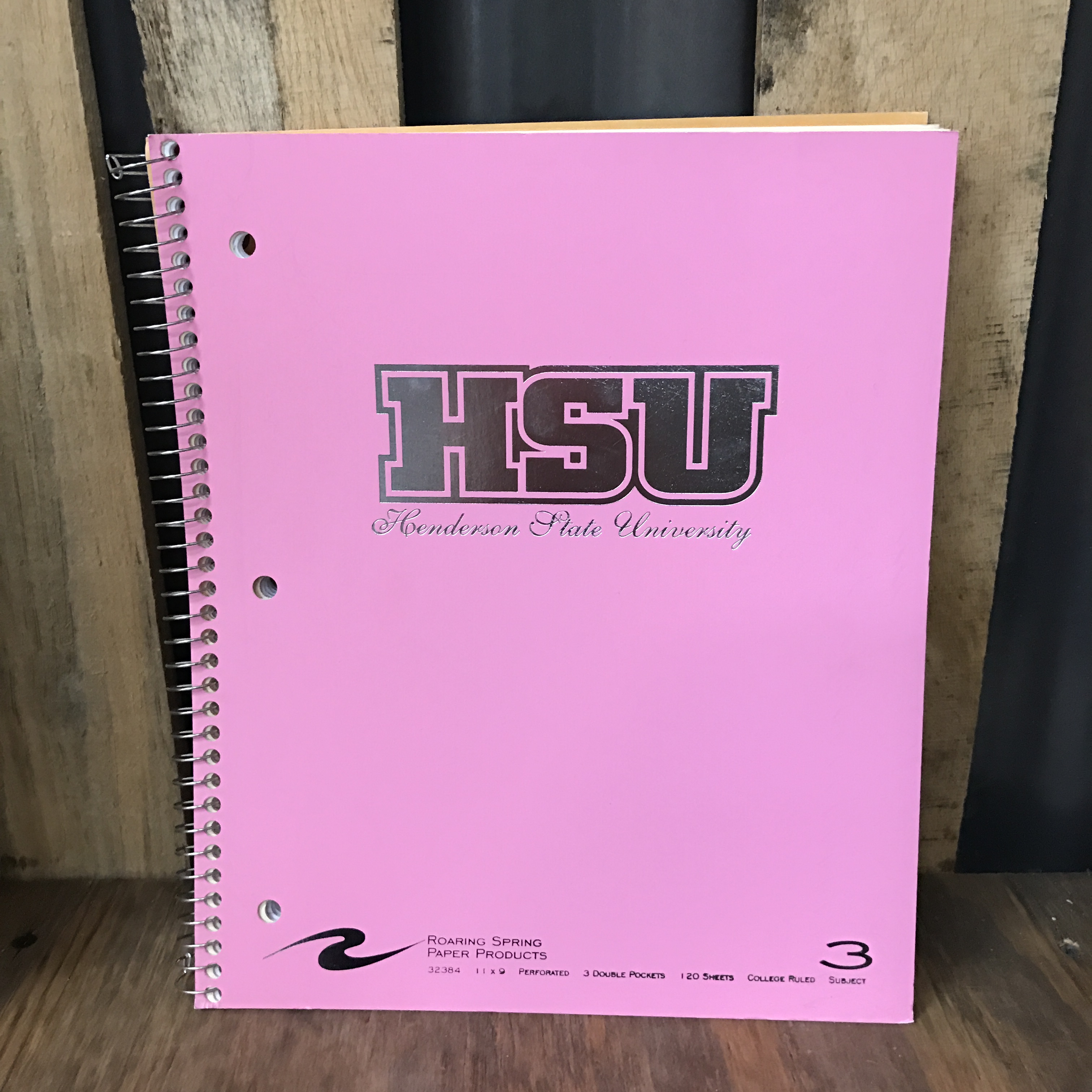 image of: Three Subject Notebook