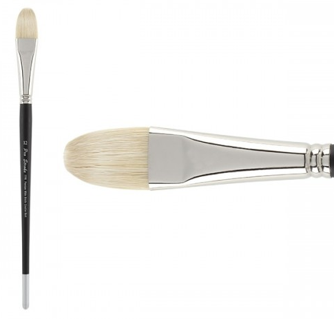 image of: SOFT NYLON BRUSH - SIZE 12