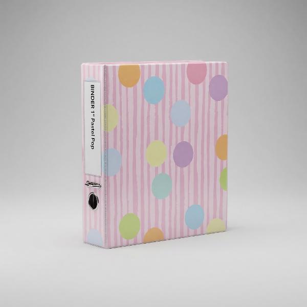 BINDER 1" Pastel Pop; $12.49