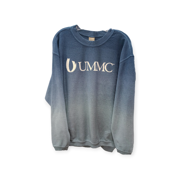 Artic Blue Corded Dip-Dye Sweatshirt; $63.00
