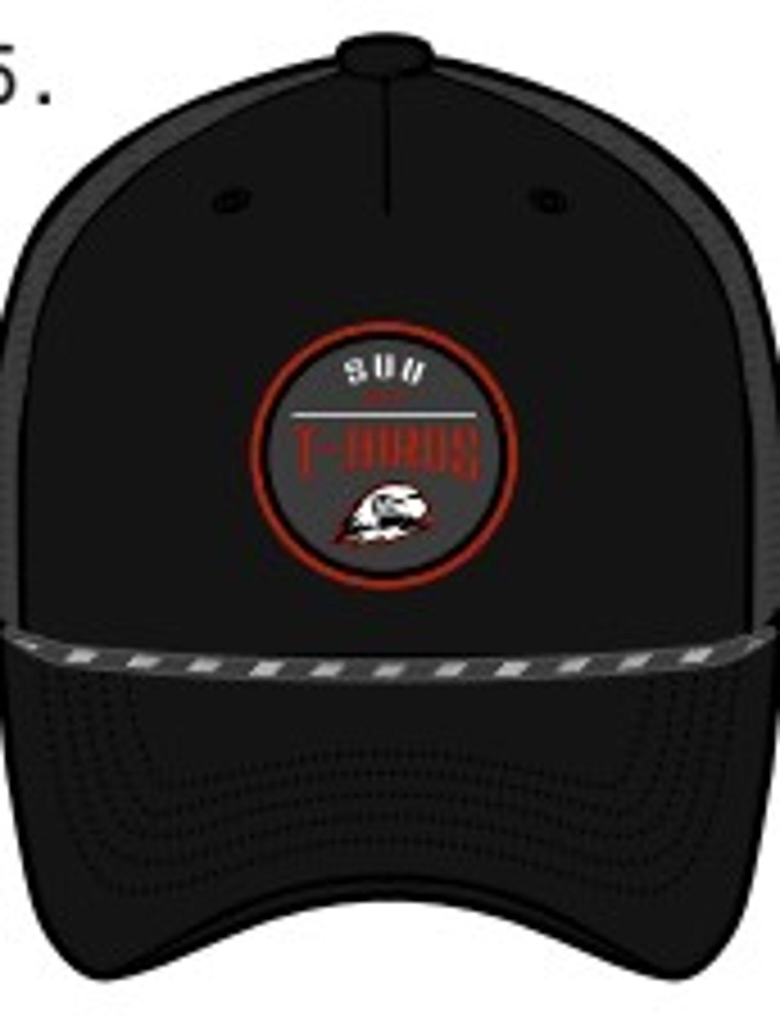 image of: CAPX HAT EMBER BLACK ROUND PATCH SUU T-BIRDS ADJUST 1897