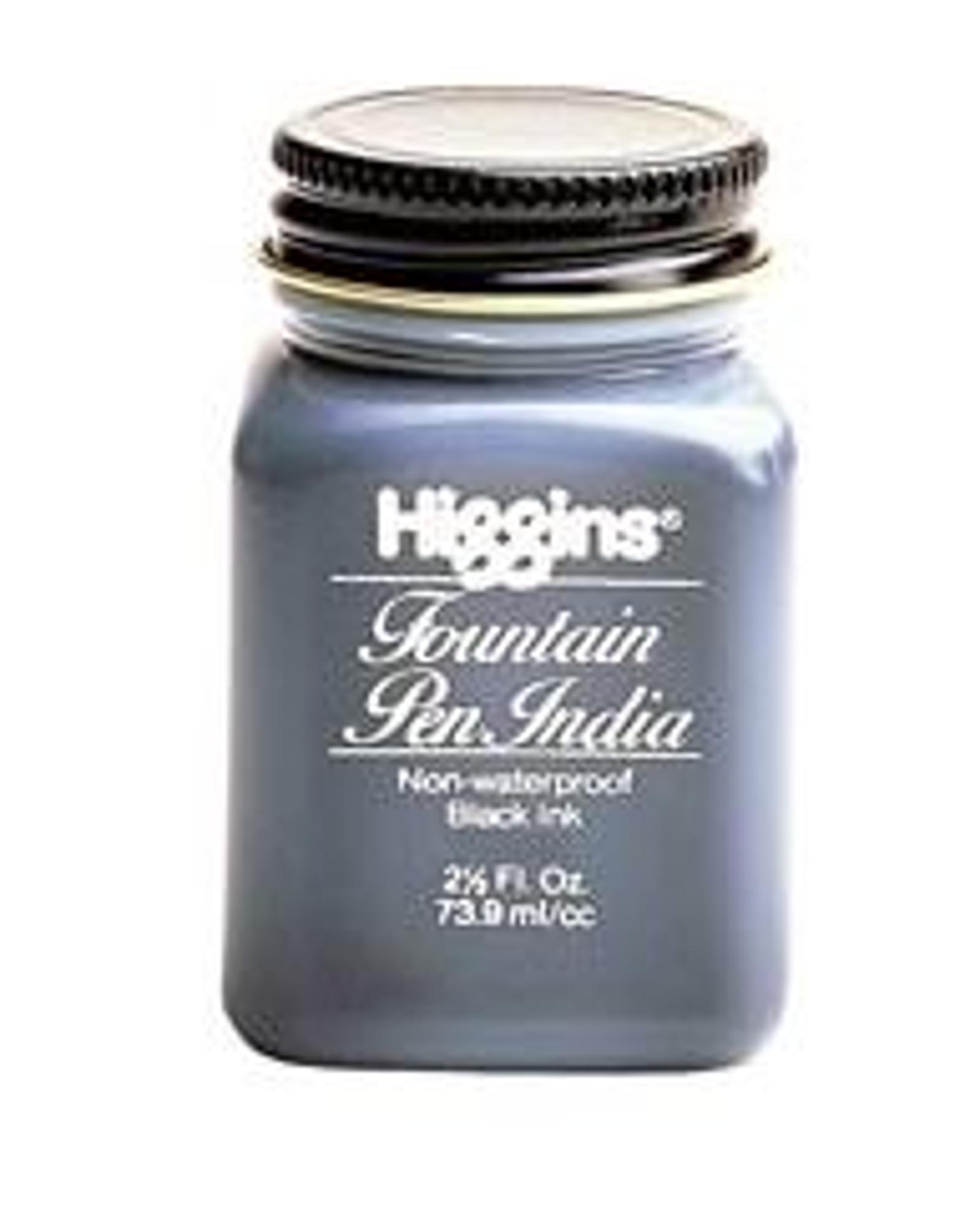 image of: Higgins Fountain Pen India Ink 2.5 fl oz