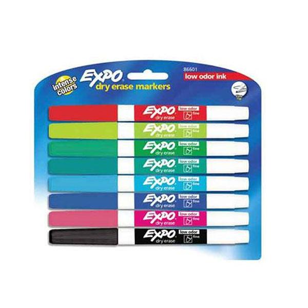 EXPO FINE POINT DRY ERASE 8CT; $15.99