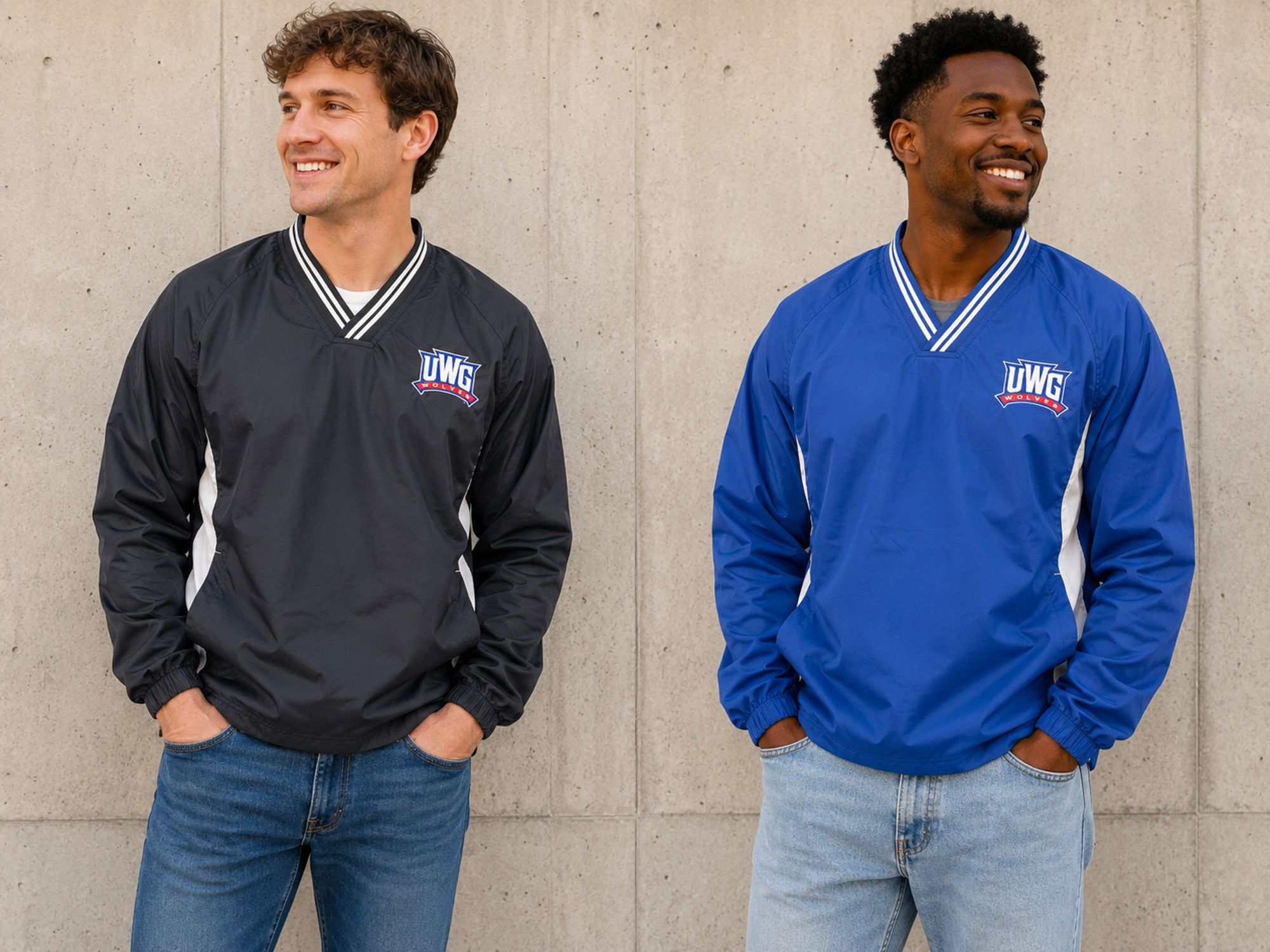 Product image 3 of 5 for V-NECK RAGLAN WINDSHIRT ATHLETICS