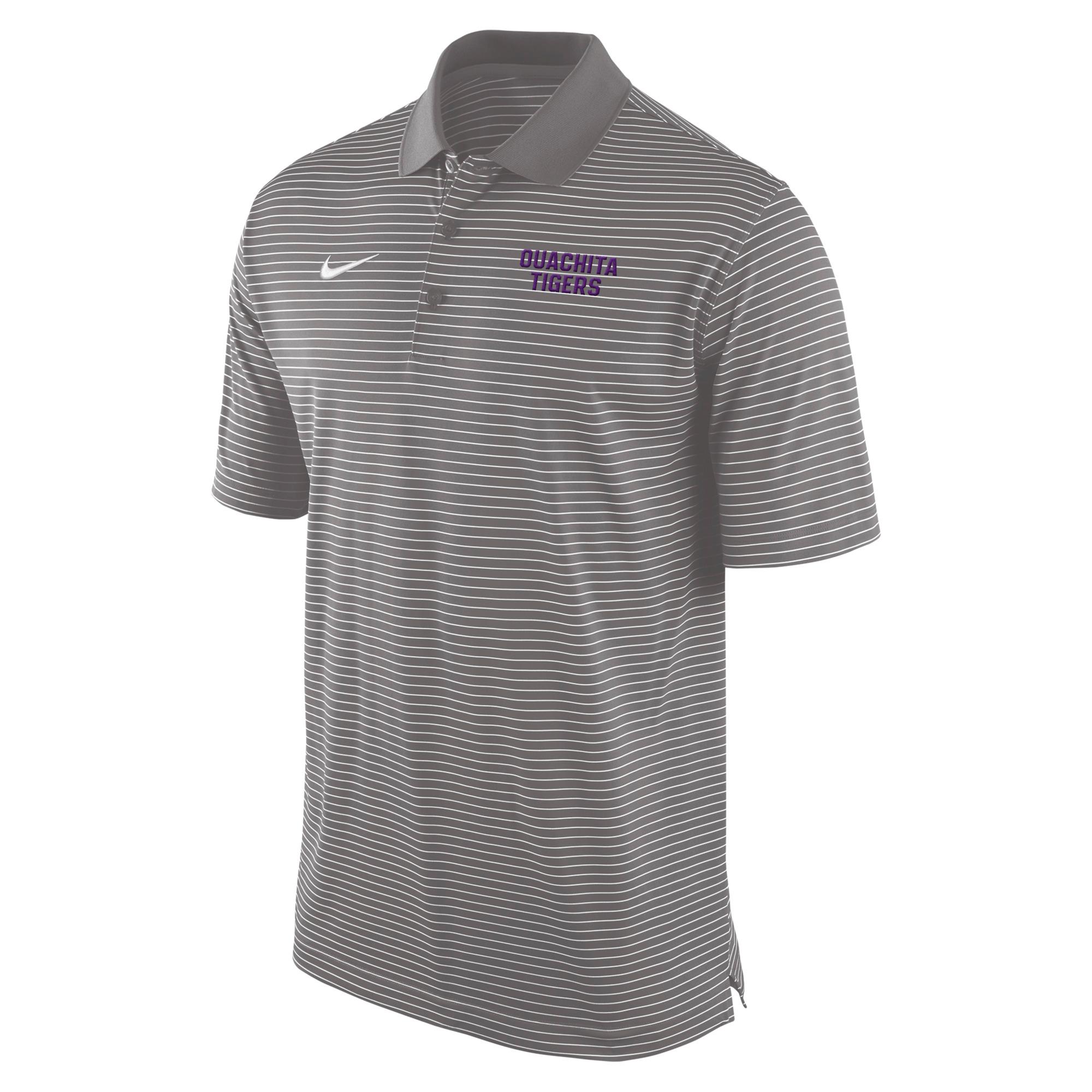 image of: Ouachita Tigers Dri-Fit Tour Stripe Polo