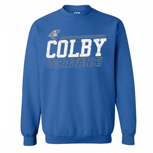 CCC Royal Blue Colby Trojans Crew; $26.99
