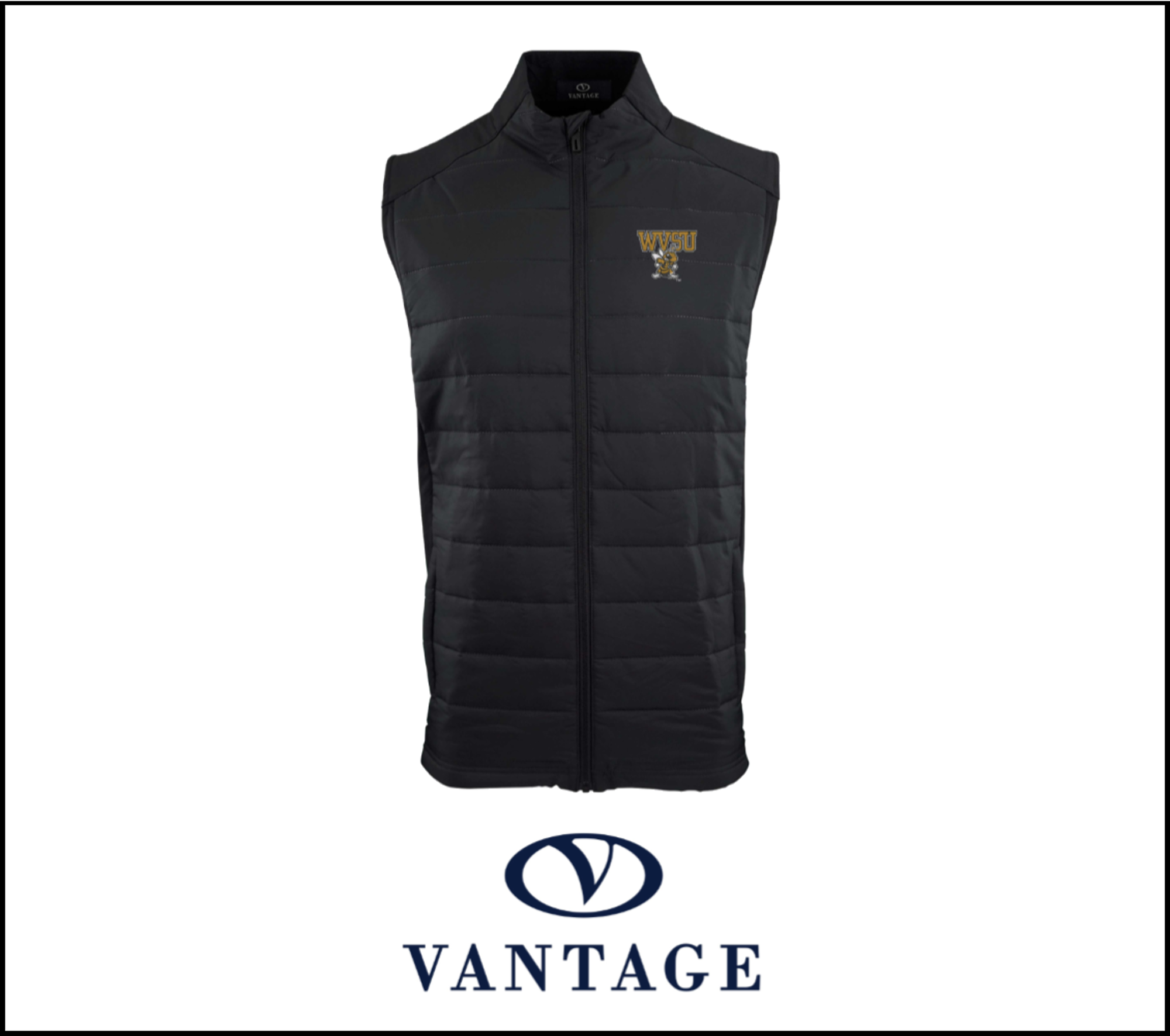 Product image 1 of 2 for Vest - Vantage Black Full Zip