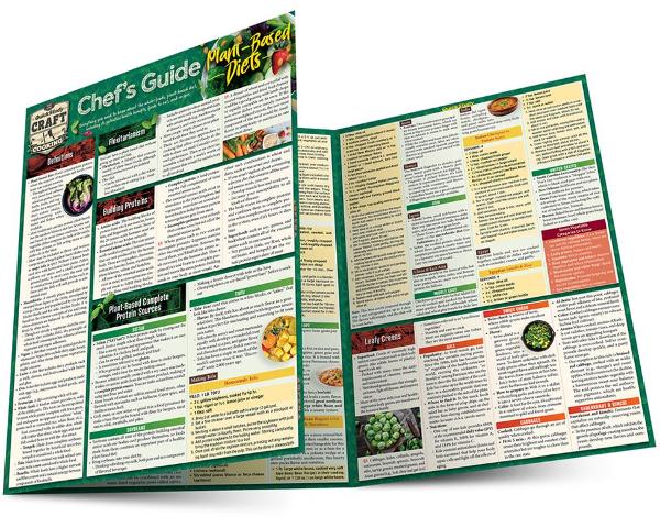 BARCHARTS / Chef's Guide to Plant-Based Diets Laminated Reference Guide; $6.95