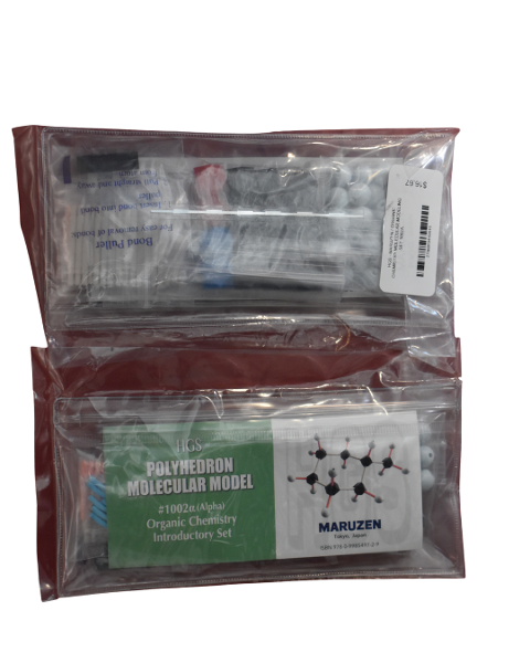 HGS - MARUZEN / ORGANIC CHEMISTRY MOLECULAR MODELING SET 1002A; $16.67
